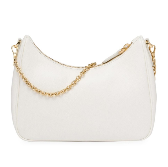 Authentic Prada Re-Edition 2005 Saffiano Leather Bag in White - Picture 7 of 12